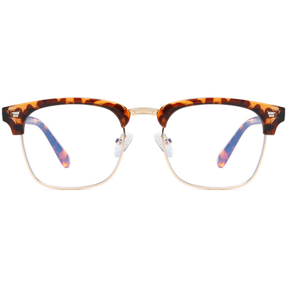 Blue Light Glasses for Computer Anti Glare Half Frame Clubmaster