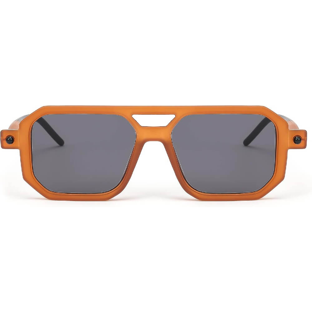 Vintage Square 70s Aviator Sunglasses Classic Retro Stylish Frame for Women and Men
