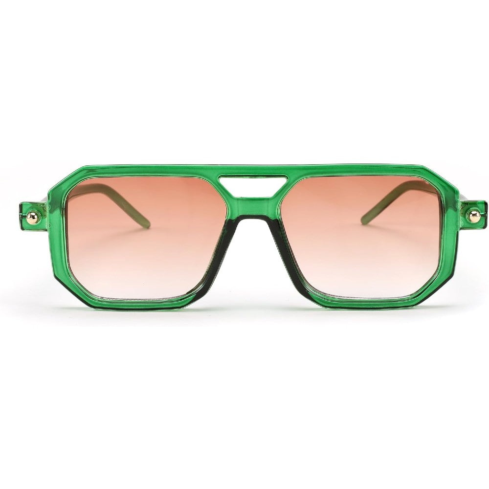 Vintage Square 70s Aviator Sunglasses Classic Retro Stylish Frame for Women and Men