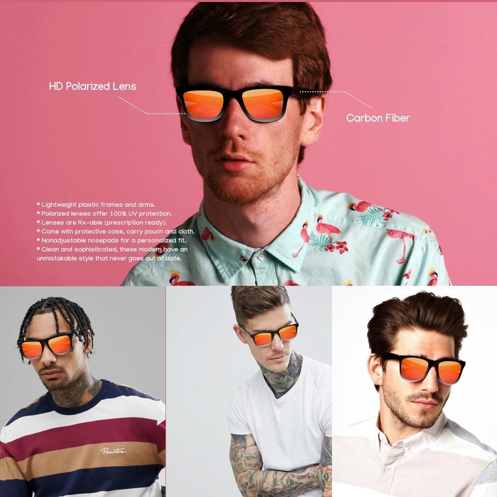 Polarized Sunglasses for Women / Men Gradient Frame Wayfarer - Teddith Blue Light Blocking Glasses for Computer Gaming Anti Glare Reduce Eye Strain Screen Glasses