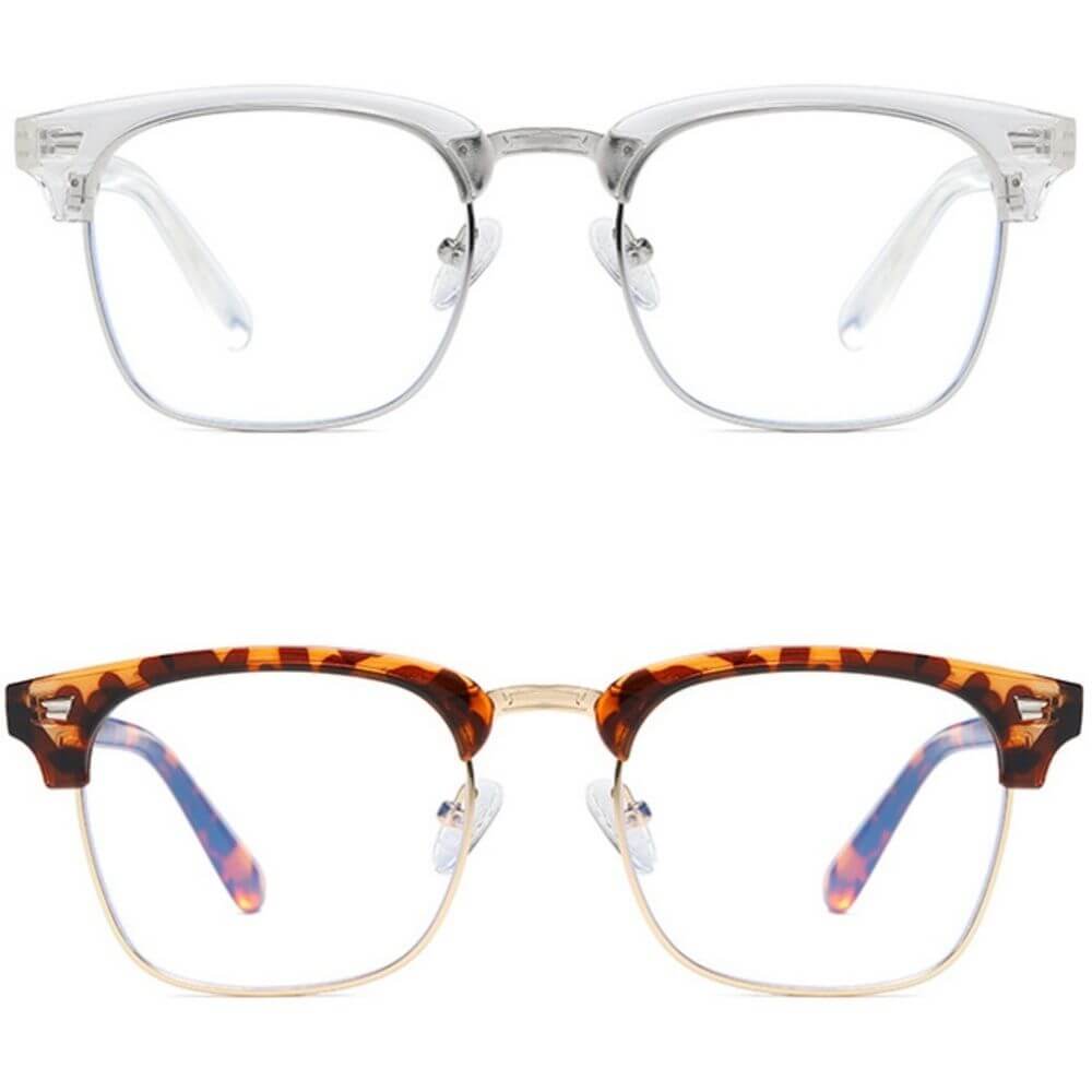 Blue Light Blocking Glasses - Clubmaster (2 Pack)