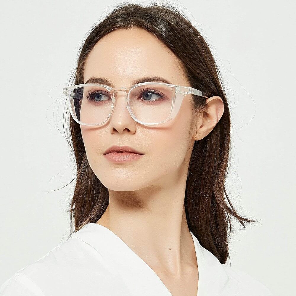 Stylish Safety Goggles Anti-Fog Blue Light Blocking Anti-Dust UV Protection Glasses
