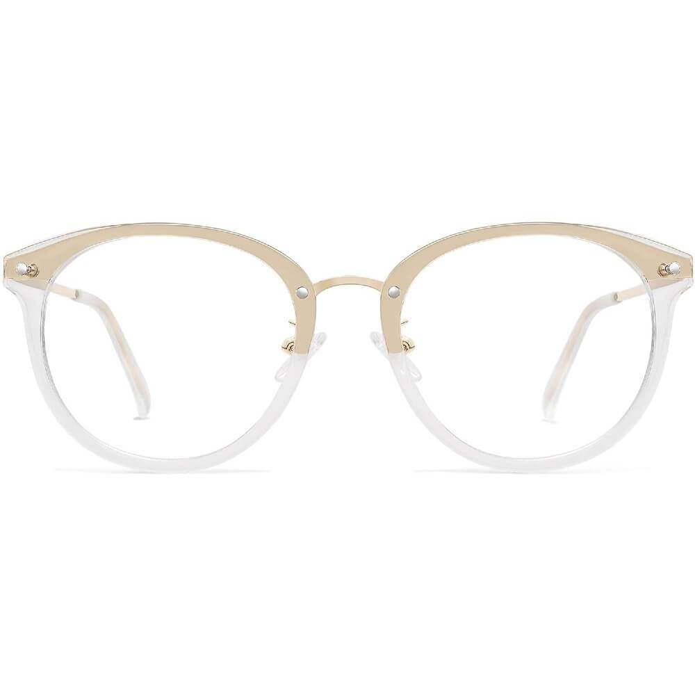 Blue Light Blocking Glasses for Computer Gaming Round Frame - Jenny