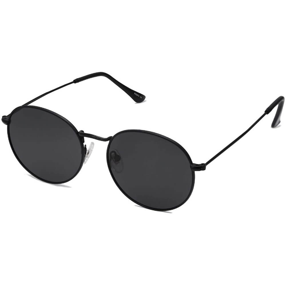 Small Round Polarized Sunglasses Classic Vintage Retro Shades for Women Men