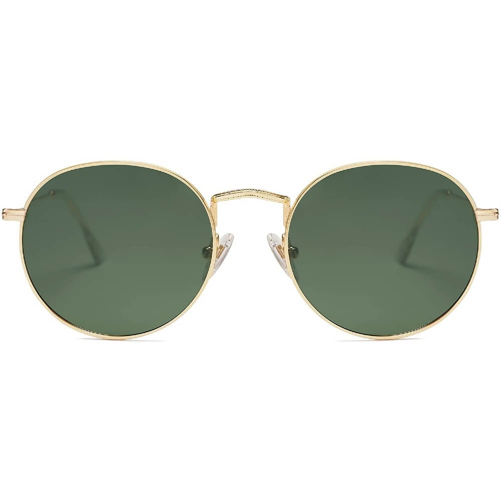 Small Round Polarized Sunglasses Classic Vintage Retro Shades for Women Men