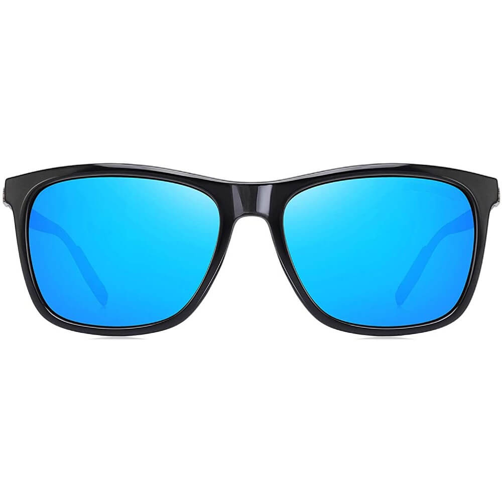 Polarized Aluminum Sunglasses Vintage Square Frame Sun Glasses For Men/Women - Hershey