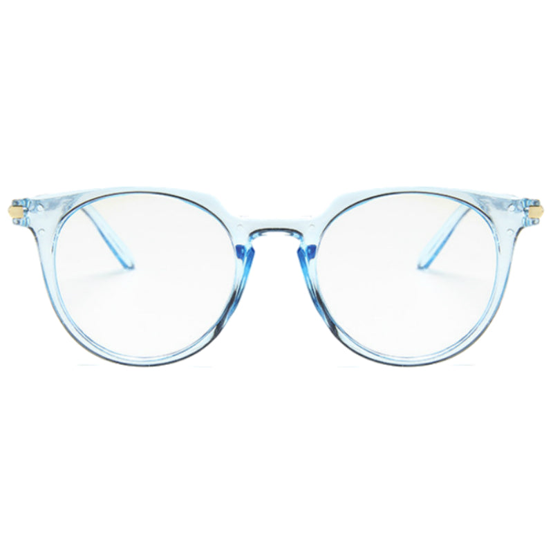 Blue Blocking Glasses with Glasses Chain - Molly
