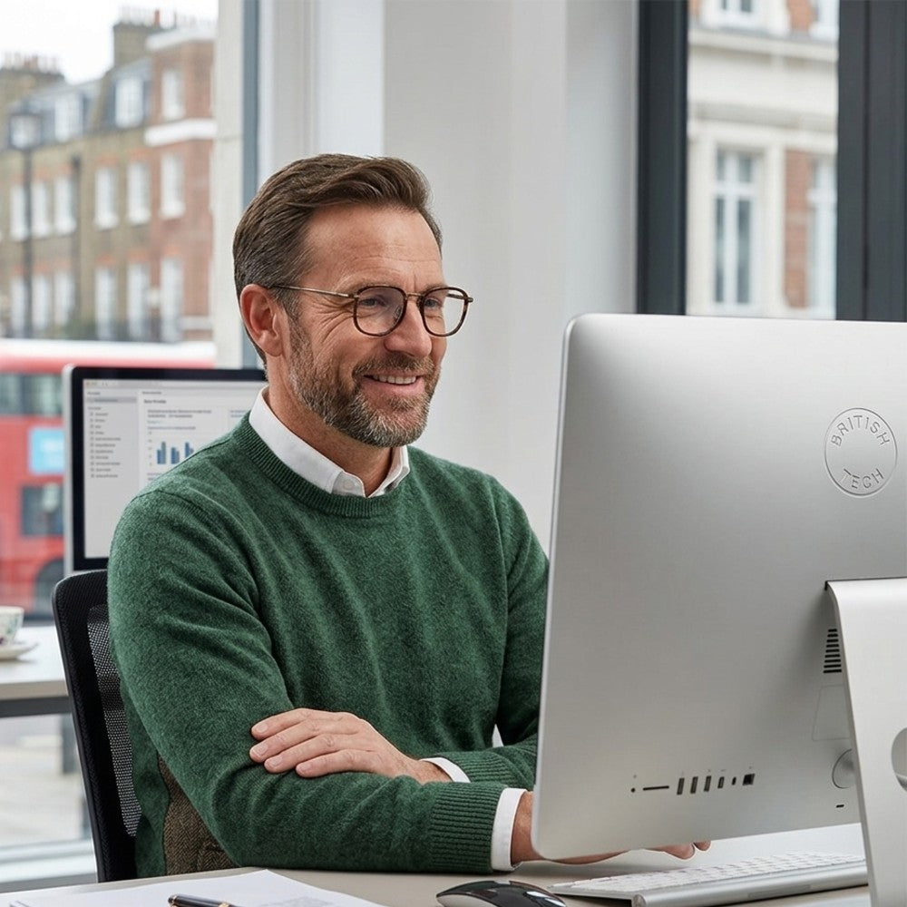 Blue Light Glasses UK for Women Men Square Frame Screen Protection Computer Reading Gaming - Romani