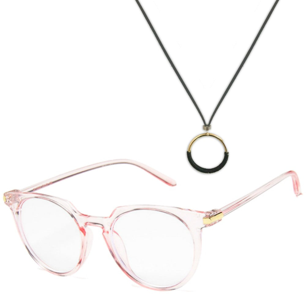 Blue Blocking Glasses with Glasses Chain - Molly