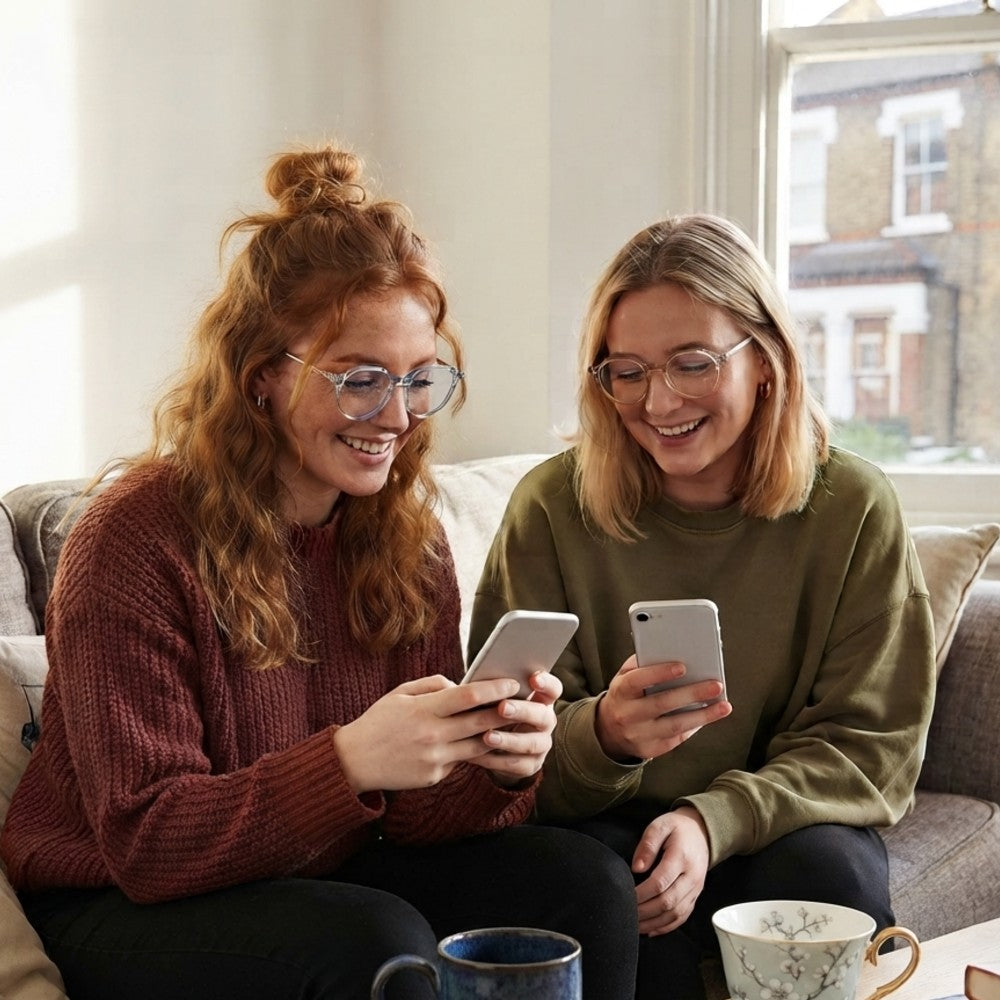 Blue Light Blocking Glasses Anti-Glare Lenses for Computer Gaming Reading - Bonnie