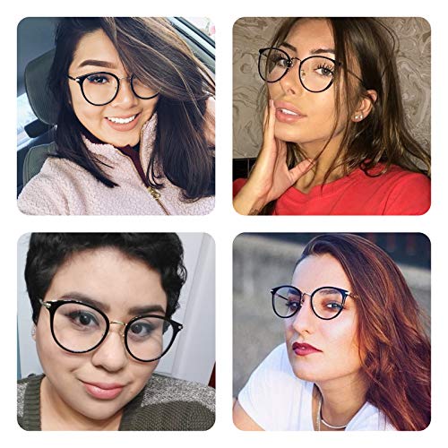 Blue Blocking Glasses with Glasses Chain - Molly