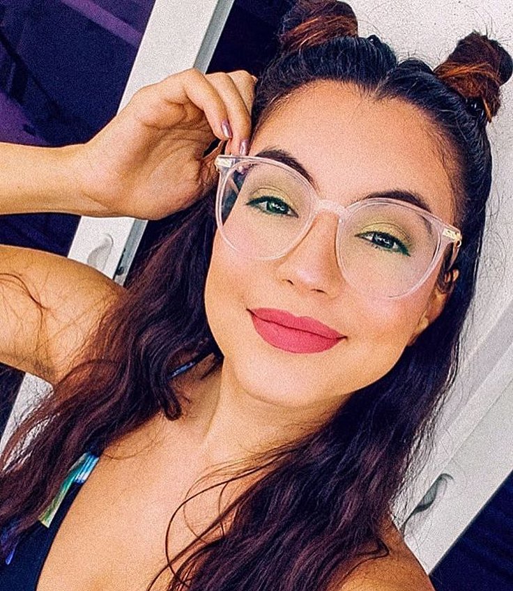 Blue Blocking Glasses with Glasses Chain - Molly