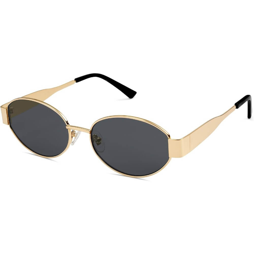 Retro Oval Sunglasses Trendy Sun Glasses Classic Shades for Women and Men