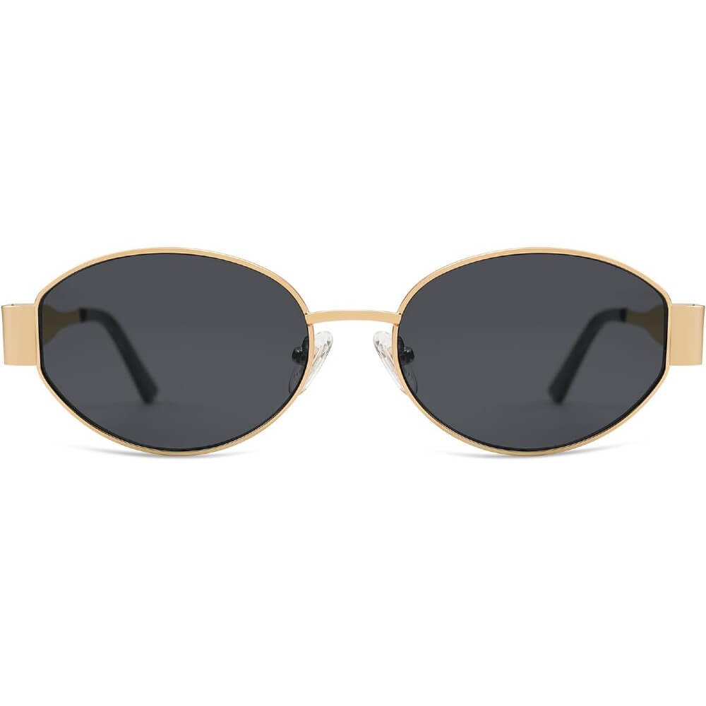 Retro Oval Sunglasses Trendy Sun Glasses Classic Shades for Women and Men