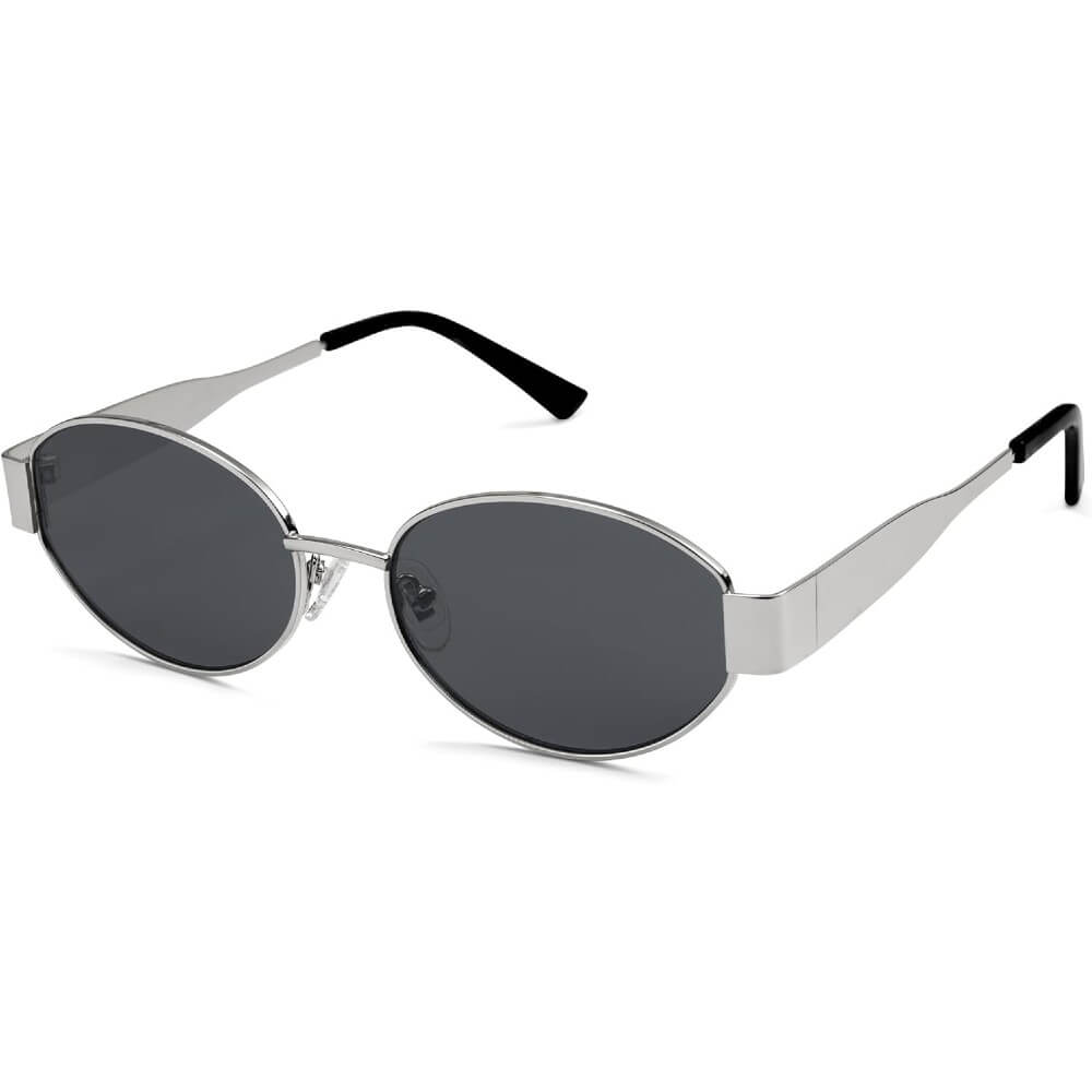 Retro Oval Sunglasses Trendy Sun Glasses Classic Shades for Women and Men