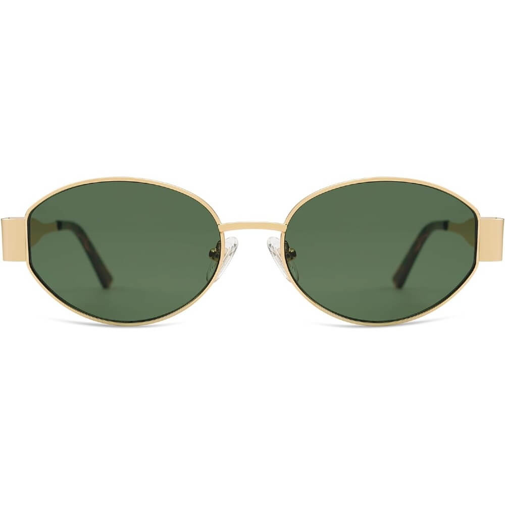 Retro Oval Sunglasses Trendy Sun Glasses Classic Shades for Women and Men