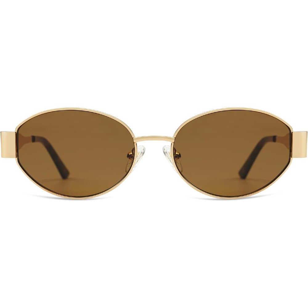 Retro Oval Sunglasses Trendy Sun Glasses Classic Shades for Women and Men