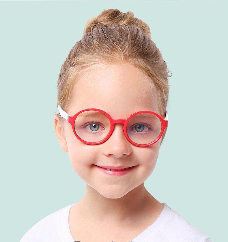 Blue Light Blocking Computer Screen Reading Glasses for Kids Ages [3-9] - Veronica - Teddith Blue Light Glasses Computer Glasses Gaming Reading Glasses Anti Glare Reduce Eye Strain Screen Glasses