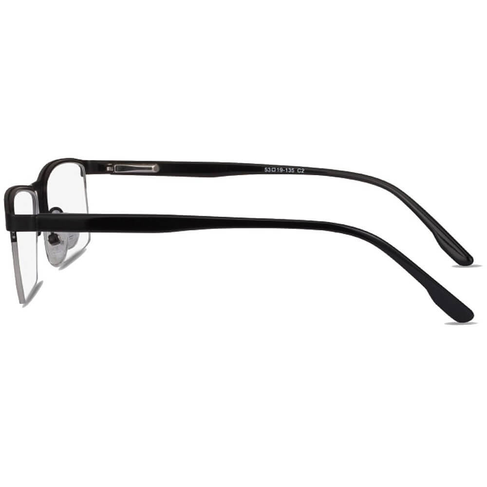 Blue Light Glasses for Computer Anti Glare Half Rim Rectangle Frame