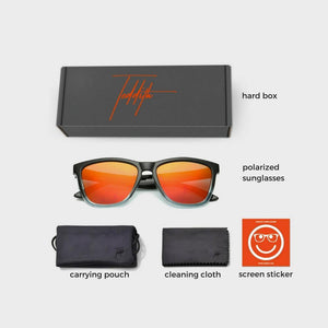 Polarized Sunglasses for Women / Men Gradient Frame Wayfarer - Teddith Blue Light Blocking Glasses for Computer Gaming Anti Glare Reduce Eye Strain Screen Glasses