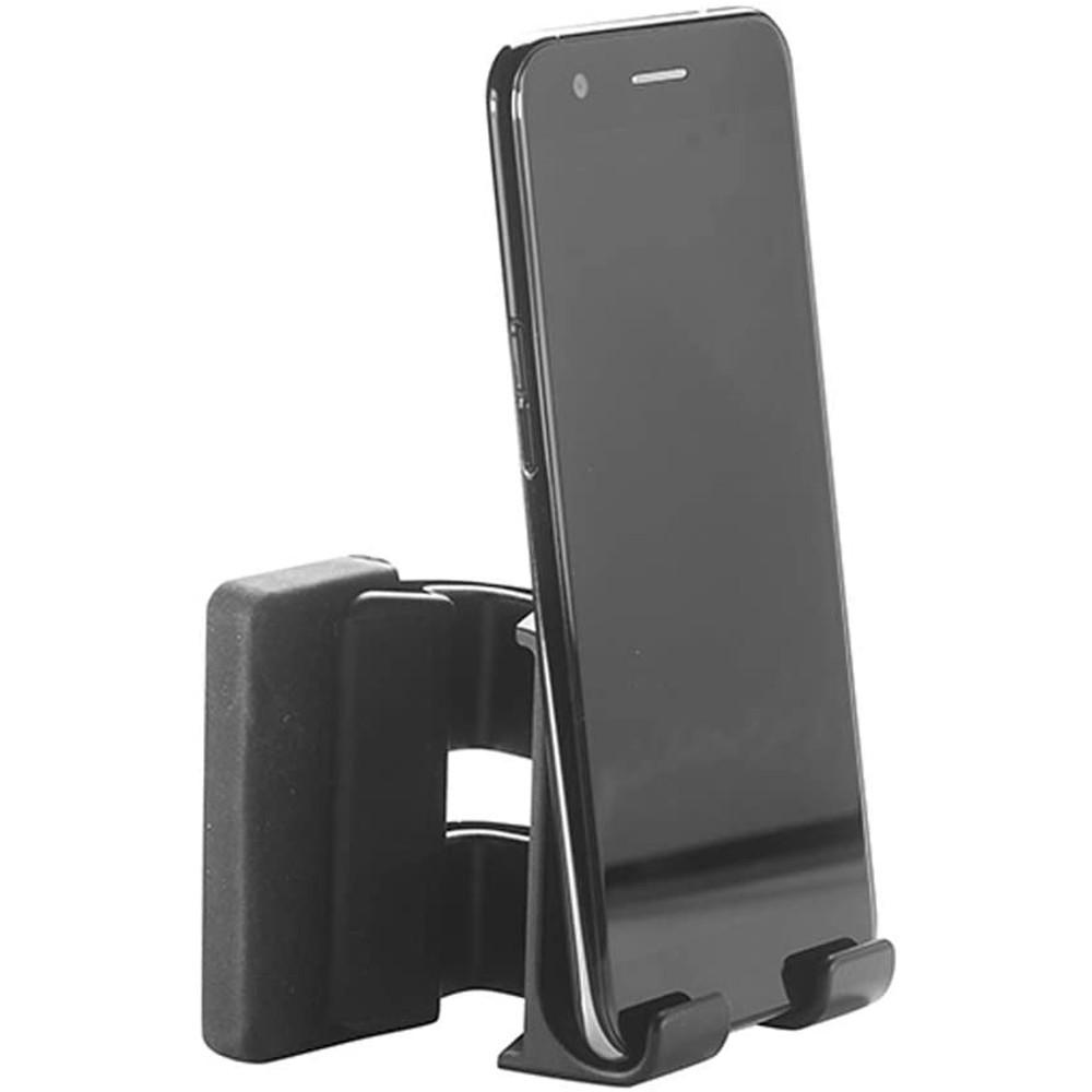 Laptop Phone Holder Adjustable Side Mount Clip Computer Monitor Slim Portable Smartphone Stand