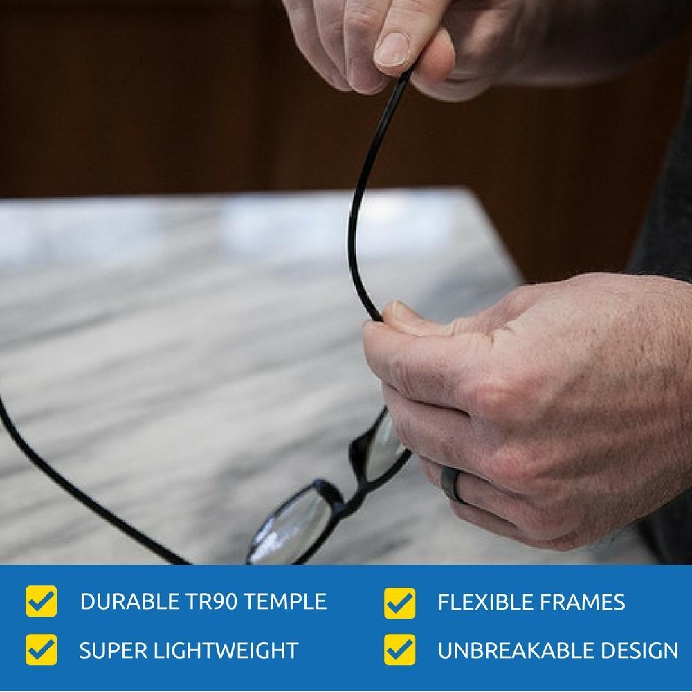 Blue Light Blocking Glasses for Computer - Finn - Teddith Blue Light Blocking Glasses for Computer Gaming Anti Glare Reduce Eye Strain Screen Glasses
