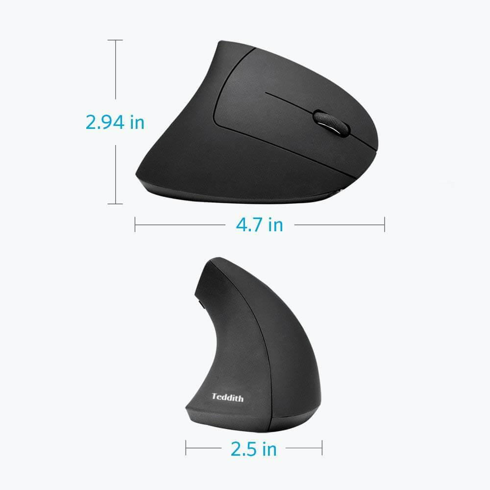 Wireless Right-Handed Vertical Ergonomic Mouse