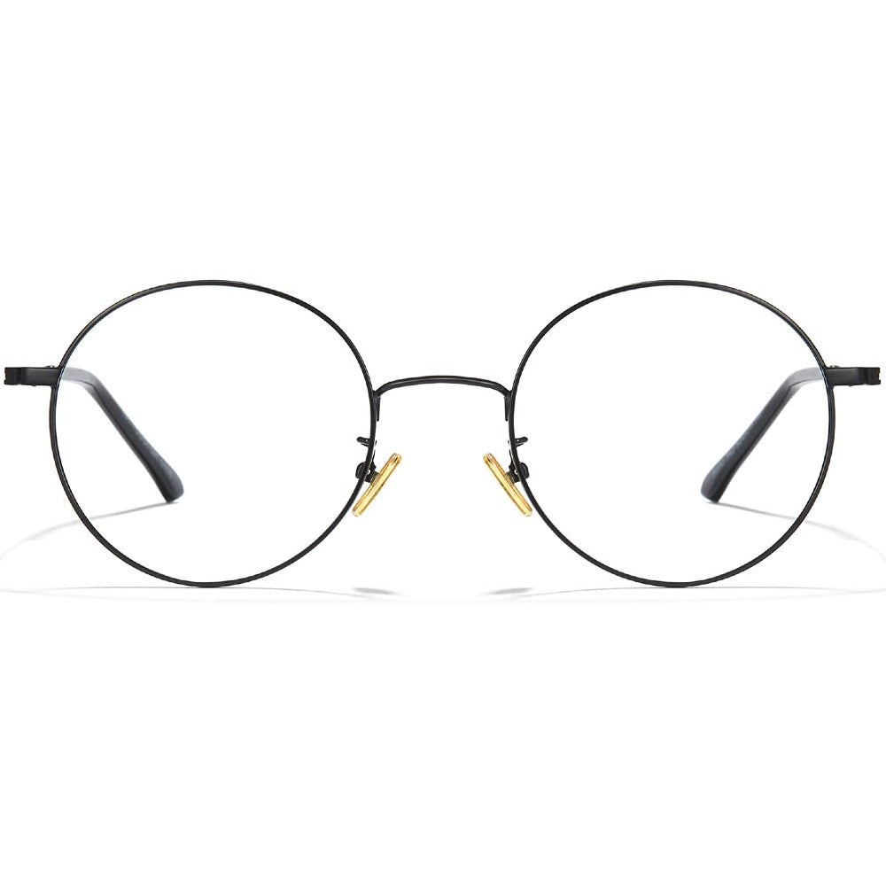 Round Blue Light Glasses Wire Frame Anti Blue Light Computer Eyewear Clear Lens - Gigi