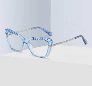 Blue Light Glasses UK for Women Men Square Frame Screen Protection Computer Reading Gaming - Romani
