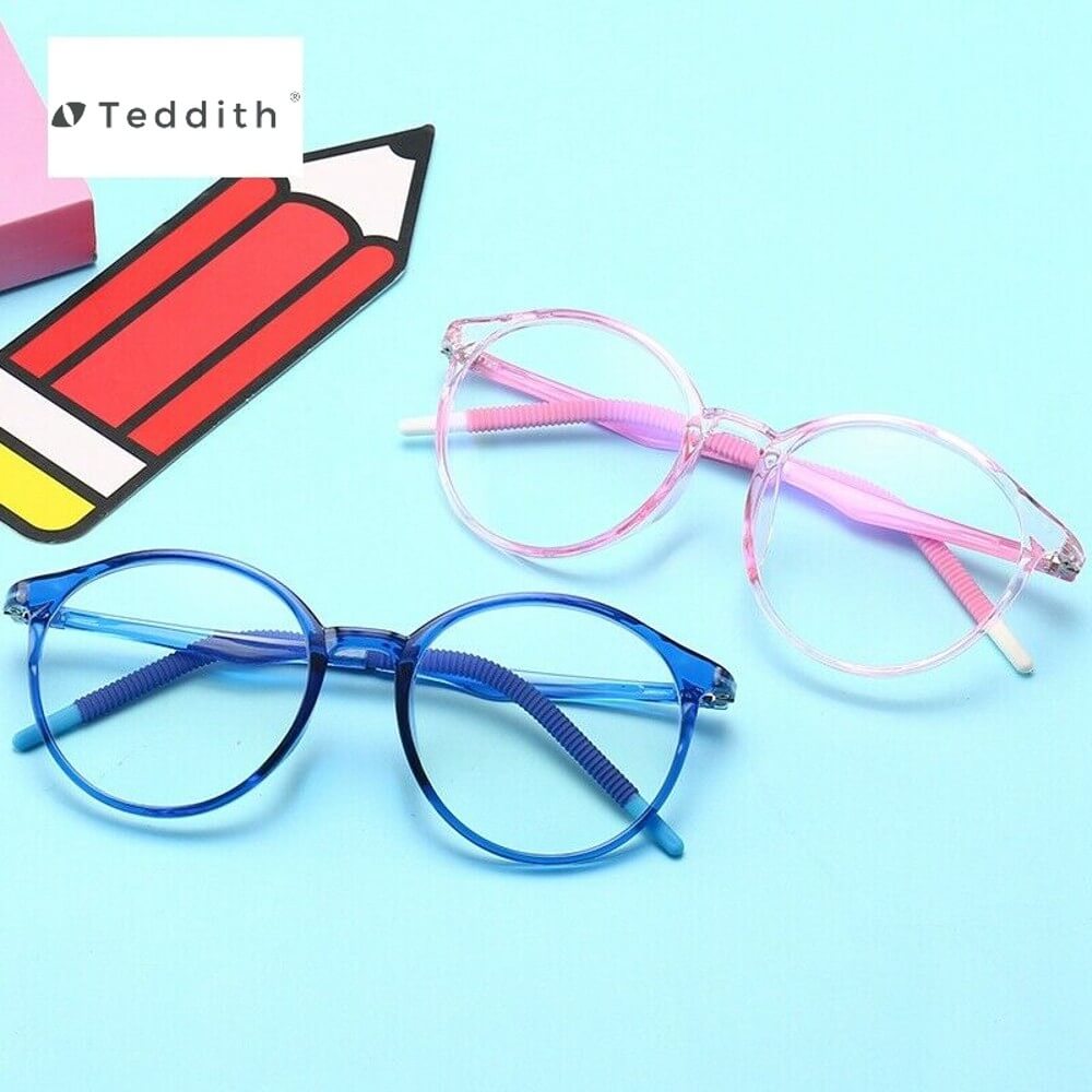 Blue Light Blocking Computer Screen Reading Glasses for Kids Ages [3-9] - Neo