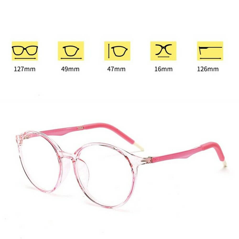 Blue Light Blocking Computer Screen Reading Glasses for Kids Ages [3-9] - Neo