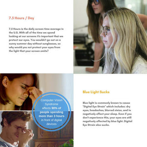Blue Light Glasses for Computer Reading Gaming - Cleo