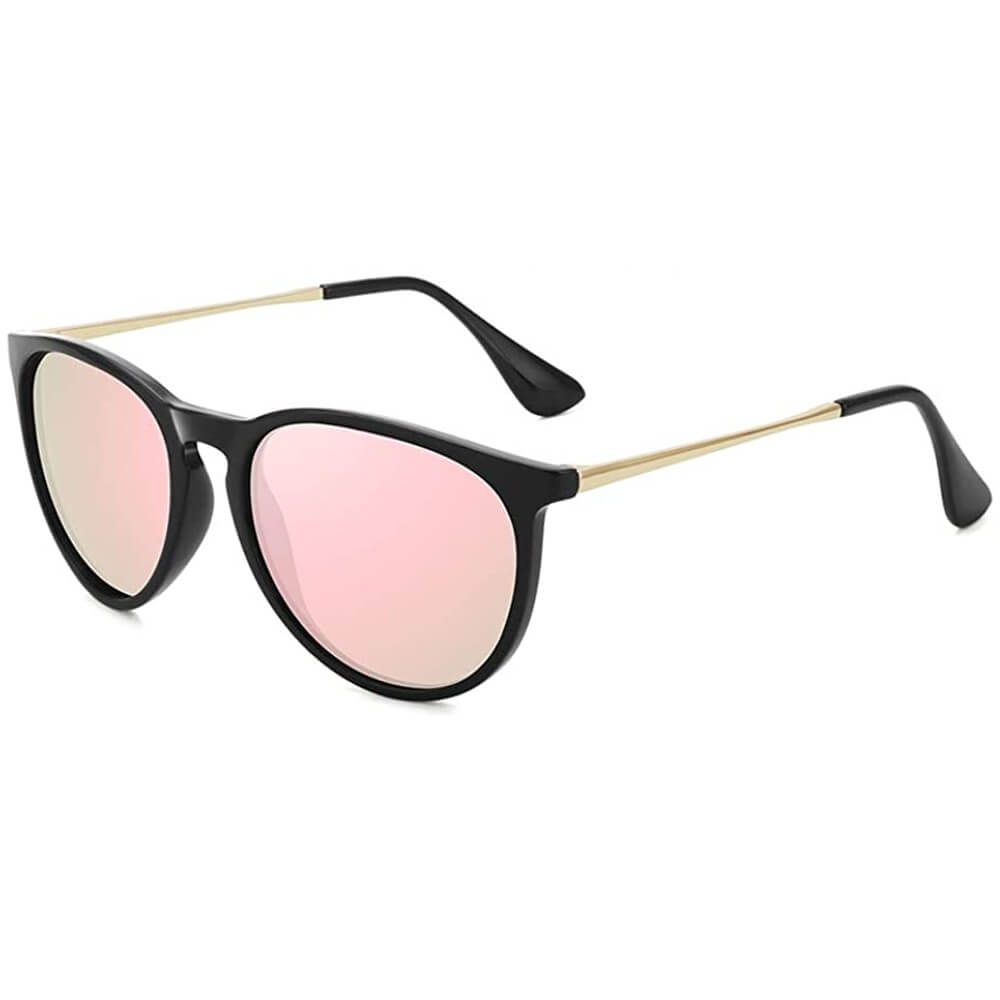 Polarized Sunglasses for Women Vintage Retro Round Frame - Maggie