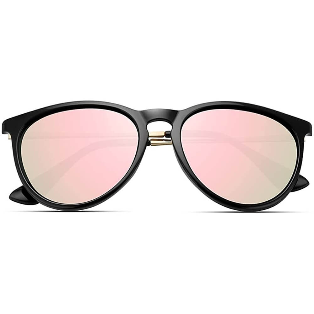 Polarized Sunglasses for Women Vintage Retro Round Frame - Maggie