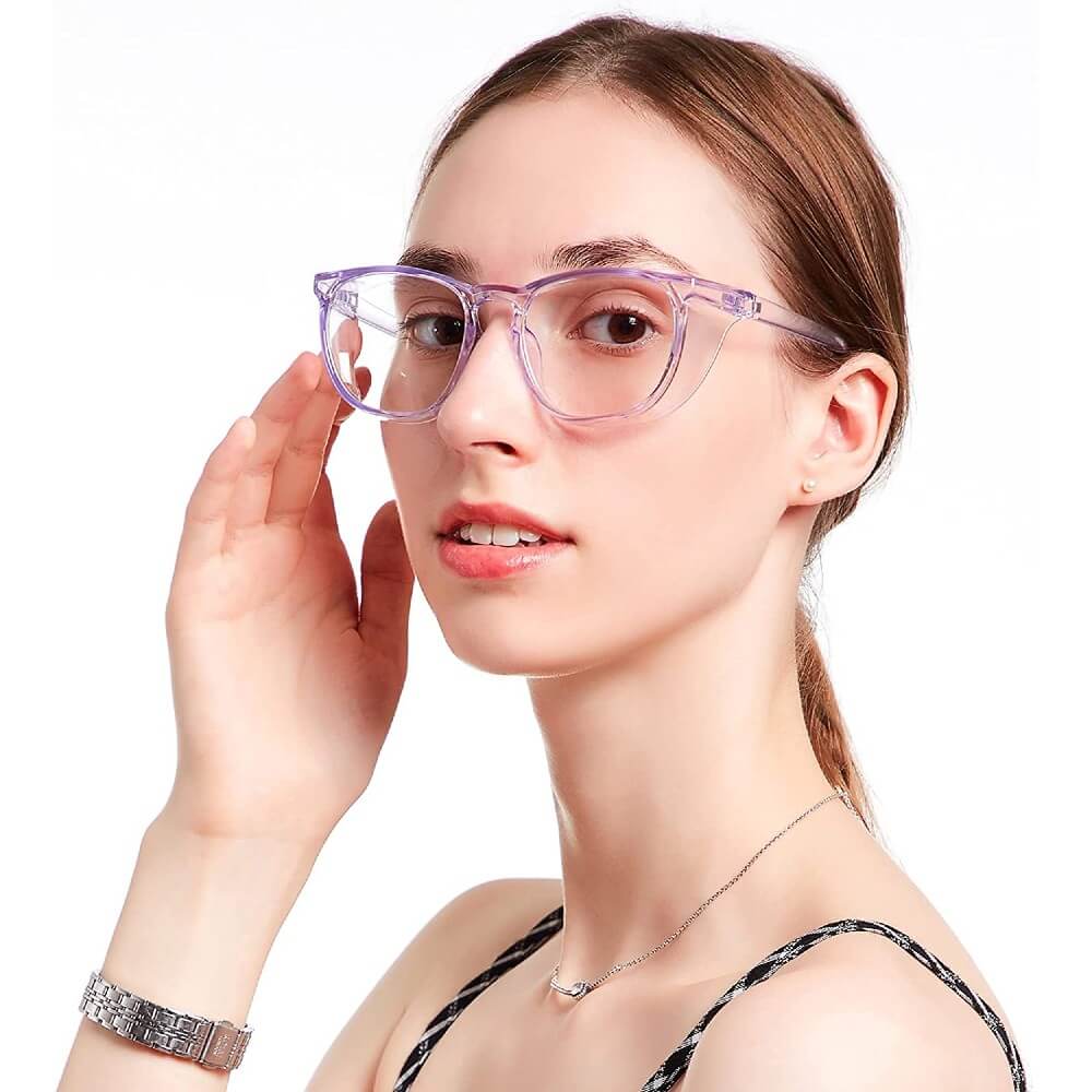 Stylish Safety Goggles Anti-Fog Blue Light Blocking Anti-Dust UV Protection Glasses