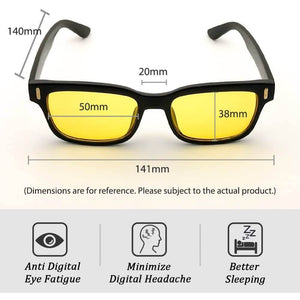 Blue Light Blocking Glasses for Computer Gaming - Vishnu