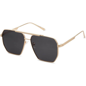 Retro Oversized Square Polarized Sunglasses Vintage Shades UV400 Classic Large Metal Sun Glasses for Women Men
