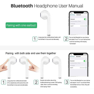Bluetooth Headphones Earbuds with Wireless Charging Case